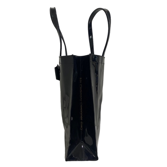 Ted Baker London Black Large Knot Bow Icon Tote Bag - shiny - black - Large - Picture 3 of 15